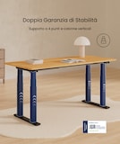 FlexiSpot Scrivania regolabile a 4 gambe E5Q